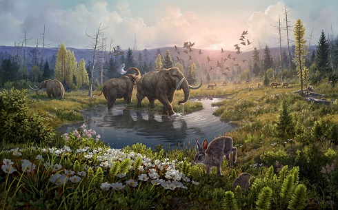 Así debía ser el norte de Groenlandia, uno de los puntos más cercanos al polo Norte, hace dos millones de años, según el ADN de centenares de especies recuperado de la tierra.